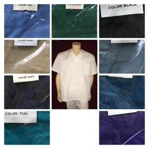 5 PRISM Men Women Medical Nursing Uniform 1 Pocket V-Neck Scrub Top 4XL